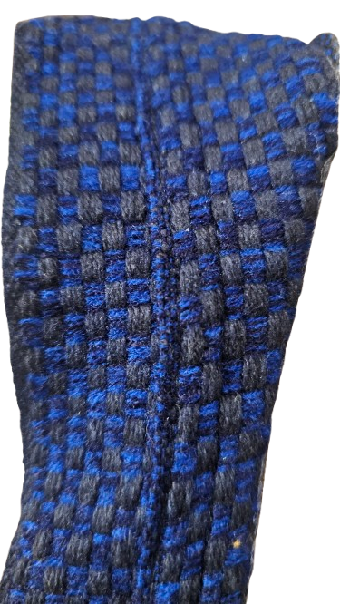 Alpargata multicolor azul índigo con borlas amarillo neón - Imagen 4