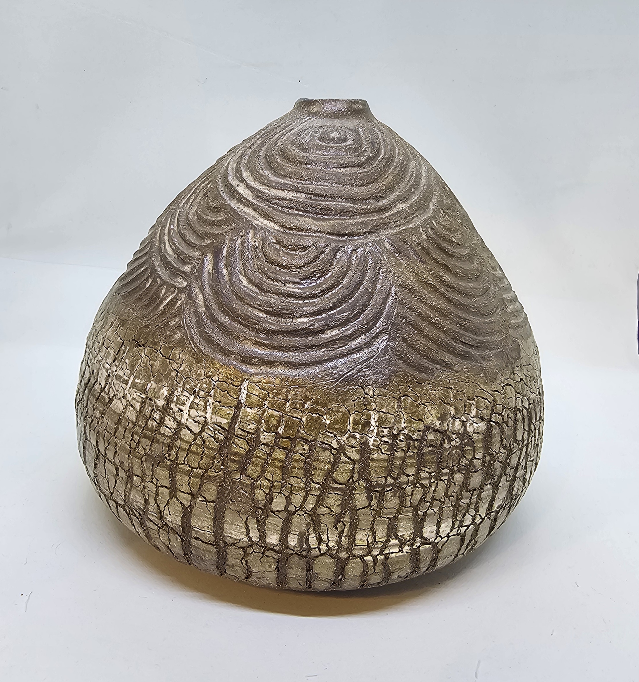 Jarrón decorativo en ceramica Awajún - Imagen 2