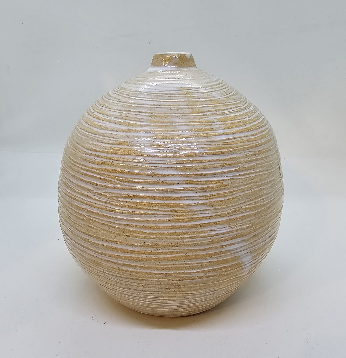 Jarrón decorativo en ceramica Honey - Imagen 2