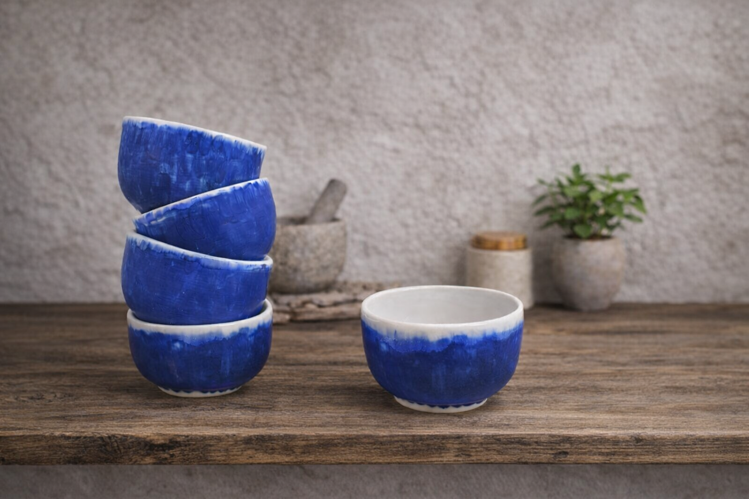 Tazas en porcelana soju