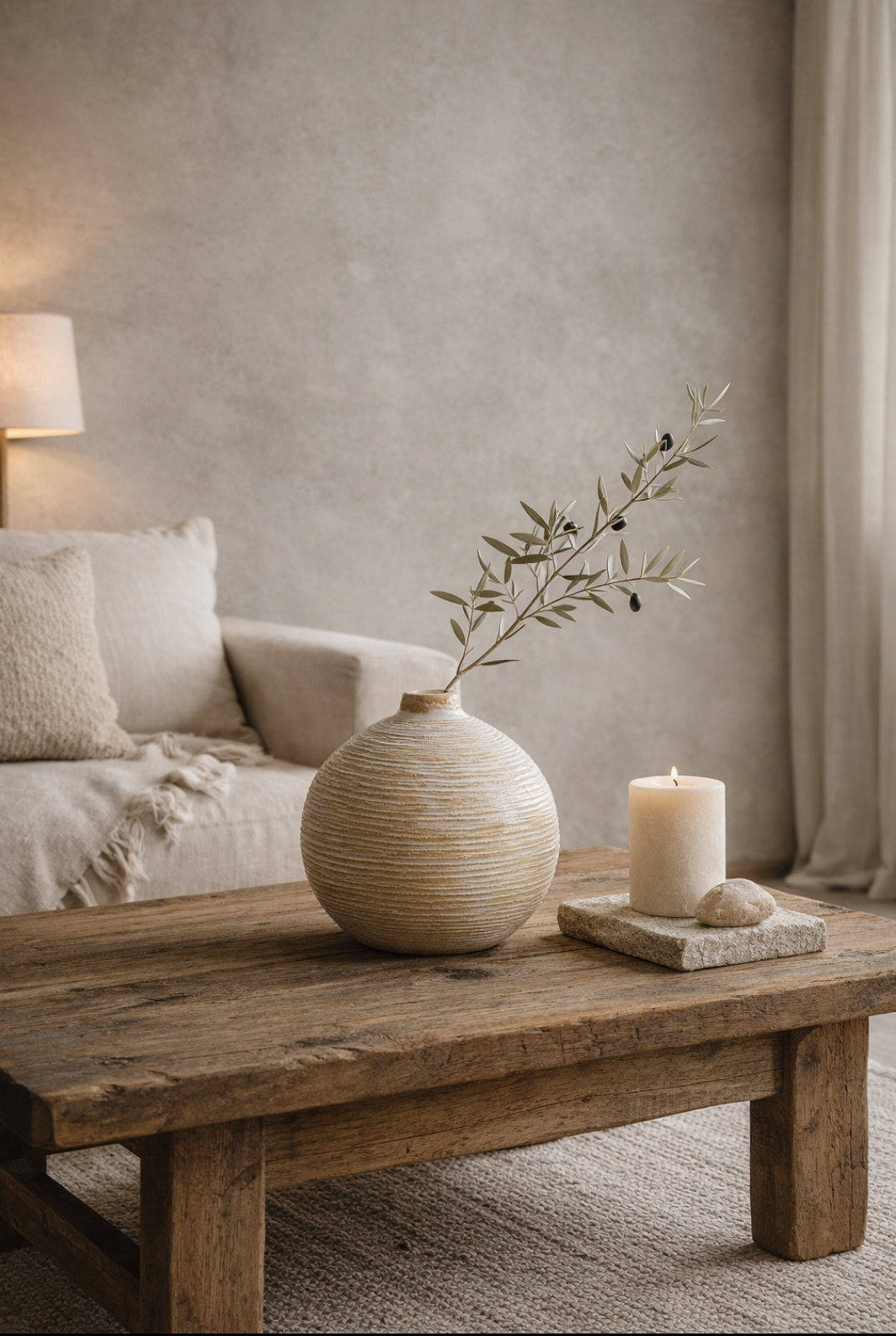 Jarrón decorativo en ceramica Honey